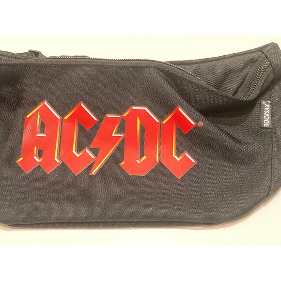Rocksax AC/DC Logo Fanny Pack Man Purse AC DC - Picture 2 of 8